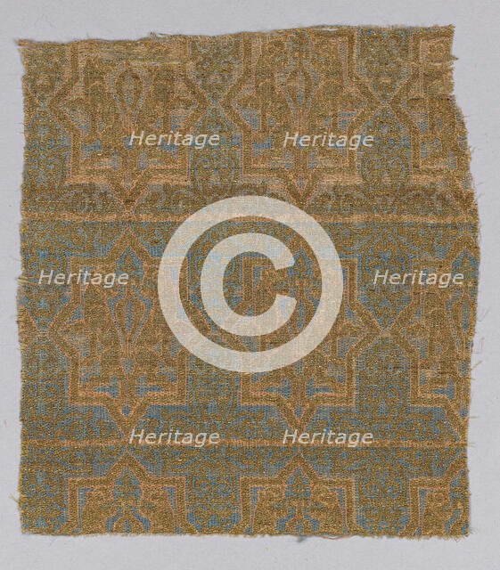 Textile Fragment from the Chasuble of San Valerius, Spain, 13th century. Creator: Unknown.