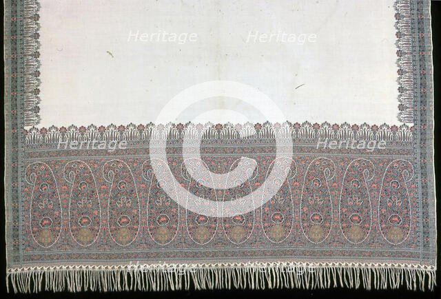 Long Shawl, France, 1825/75. Creator: Unknown.