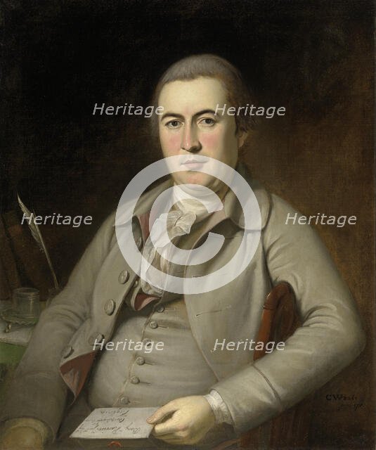 Benjamin Harrison, Jr., 1783. Creator: Charles Willson Peale.