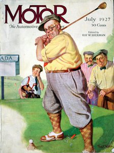 Cover of 'Motor' magazine, American, July 1927. Artist: Unknown
