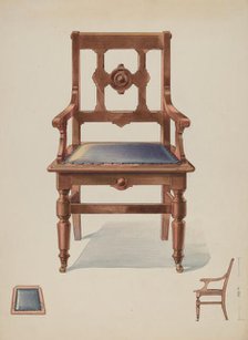 Chair, c. 1936. Creator: George Kirschner.