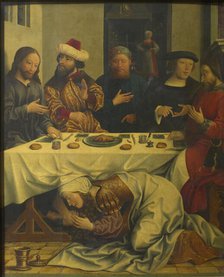 Christ at the house of Simon the Pharisee, ca 1510-1520. Creator: Master of the Magdalen Legend (active ca 1483-1527).