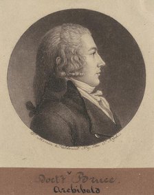 Archibald Bruce, 1796-1797. Creator: Charles Balthazar Julien Févret de Saint-Mémin.