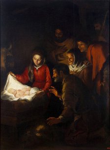 The Adoration of the Shepherds', c1650. Creator: Murillo, Bartolomé Estebàn (1617-1682).