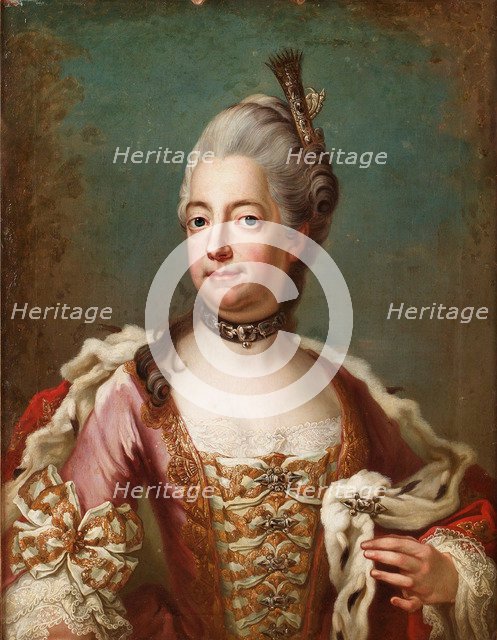 Louisa Ulrika of Prussia (1720-1782). Artist: Björk, Jakob (1726-1793)