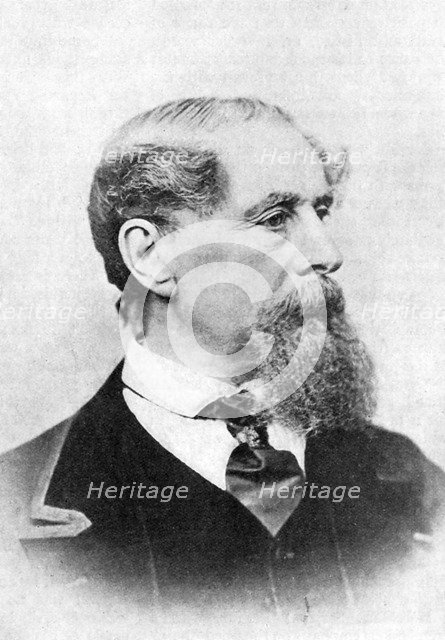 Charles Dickens, English author, c1850-1870. Artist: Unknown