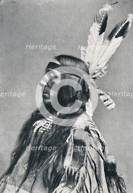 Profile view of a Sioux, 1912. Artist: Robert Wilson Shufeldt.