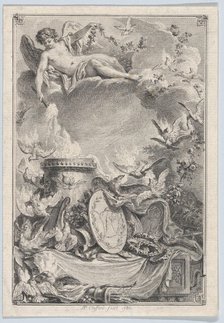 Pièce commémorative d'un mariage, 1780. Creator: Pierre Philippe Choffard.