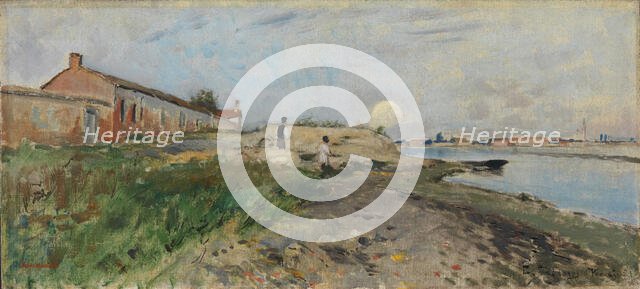 Moonrise, Venice, 1881. Creator: Carl Skanberg.