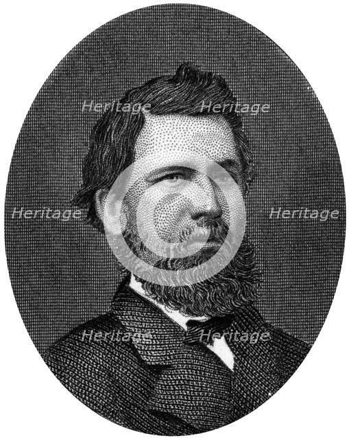 Oliver Otis Howard, Union general, 1862-1867.Artist: J Rogers