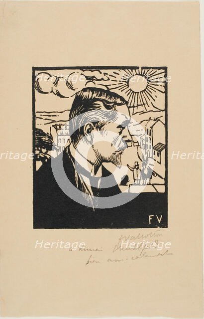 Self-Portrait, 1891. Creator: Félix Vallotton.