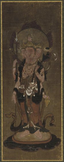 One of the twelve deva: Bonten (Brahma), late 15th-early 16th century. Creator: Unknown.
