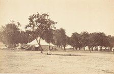 Side View of Main Street, Governor General's Camp, 1858-61. Creator: Unknown.