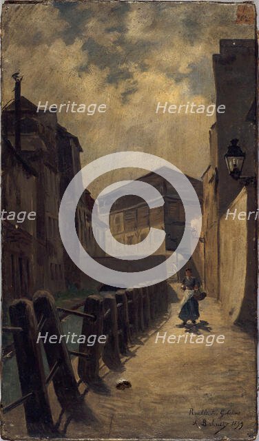 The Bievre, ruelle des Gobelins, 1899. Creator: Alfred Louis Bahuet.