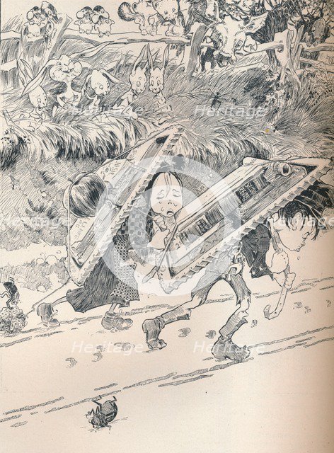 'When School Began as we Remembered', c1890. Artist: Frederick Richardson