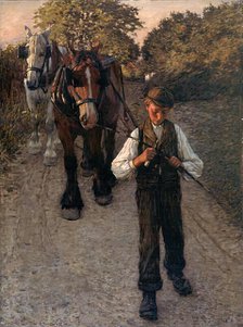 The Plough Boy, ex. 1900. Creator: Henry Herbert la Thangue.