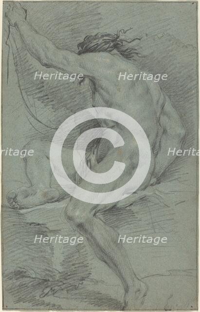 Nude Figure (academic study), 17th century. Creator: Unknown.