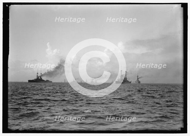 Unidentified ship, between 1914 and 1918. Creator: Harris & Ewing.
