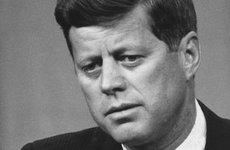 Thumbnail image of John F. Kennedy (1917-1963), thirty-fifth president of the United States of America, c1960s. Artist: Unknown