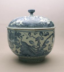 Arita-Ware Covered Jar, 17th/18th century. Creator: Unknown.