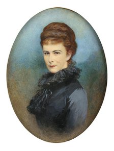 Portrait of Elisabeth of Bavaria, c1900. Creator: Komlósy, Irma (1850-1919).