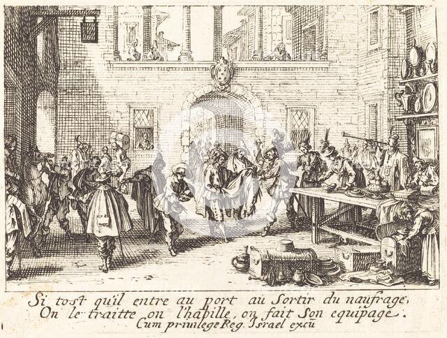 The Parents Bestow Gifts, 1635. Creator: Jacques Callot.