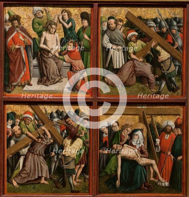 Altarpiece with The Passion of Christ, c. 1440s. Creator: Master of the Schlägl Altarpiece (German).