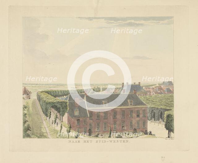 View of the city wall southwest of Nijmegen, 1815-1824. Creator: Derk Anthony van de Wart.