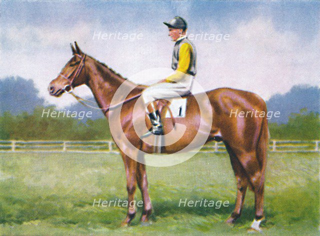 Morse Code, Jockey: D. Morgan', 1939. Artist: Unknown.
