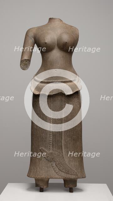 A Goddess, Angkor period, 12th century. Creator: Unknown.