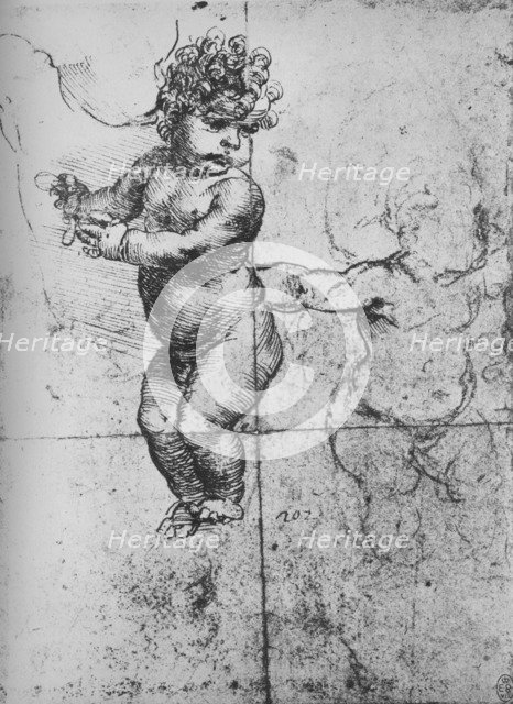 'Studies of Infants', c1480 (1945). Artist: Leonardo da Vinci.