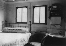 Interior view of steamboat cabin, c1900. Creator: Frances Benjamin Johnston.