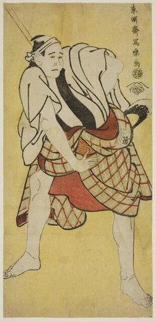 The actor Ichikawa Tomiemon as Inokuma Monbei, 1794. Creator: Tôshûsai Sharaku.