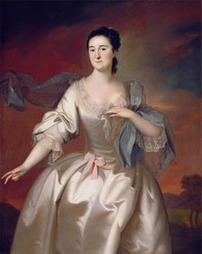 Mrs. James Pitts, 1757. Creator: Joseph Blackburn.