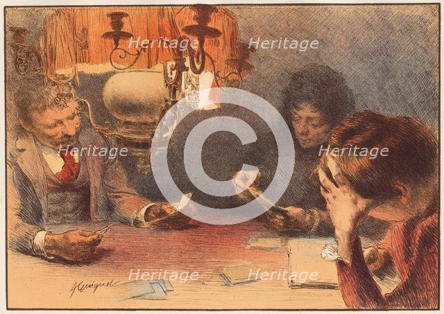 La Lampe, 1899?. Creator: François Guiguet (French, 1860-1937); Imprimerie Champenois.