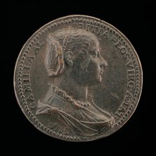 Camilla Albizzi [obverse], 1556. Creator: Medallist R.C..