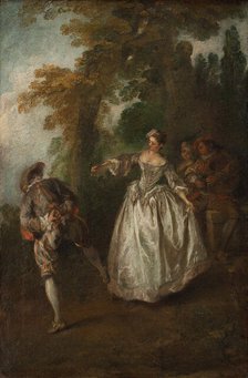 Open Air Dance, First half of the 18th century. Creator: Lancret, Nicolas (1690-1743).