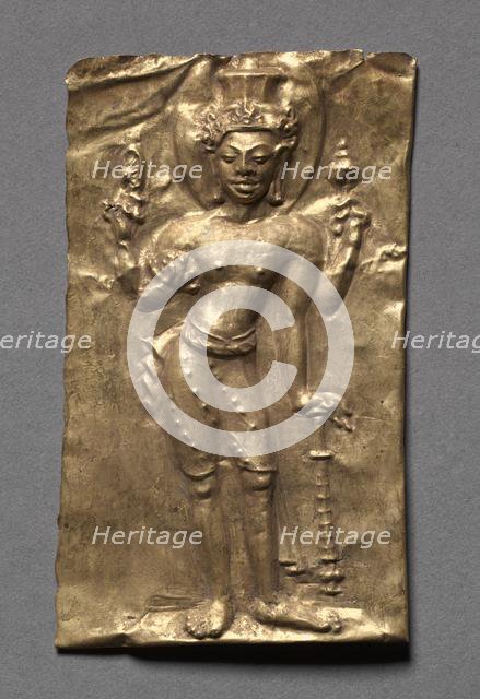 Plaque with Vishnu, c. 600s. Creator: Unknown.