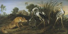 The Fox Visiting the Heron, early-mid 17th century. Creator: Frans Snyders.