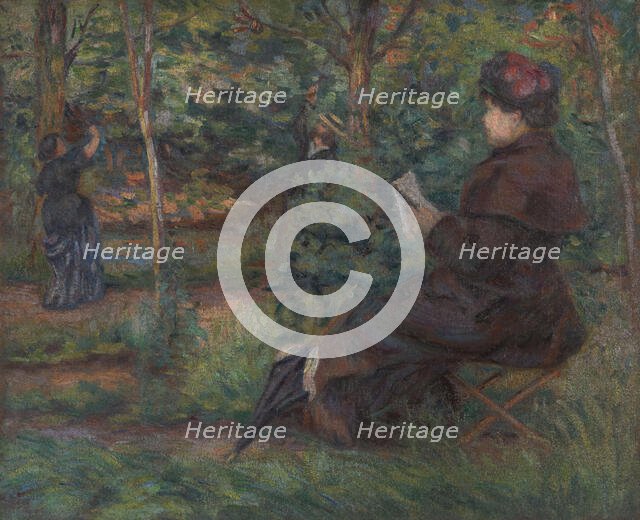 In the garden, c1880. Creator: Armand Guillaumin.