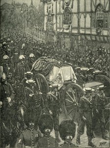 'The Queen's Funeral: Windsor: The Last Stage', c1900. Creator: H.M.P..