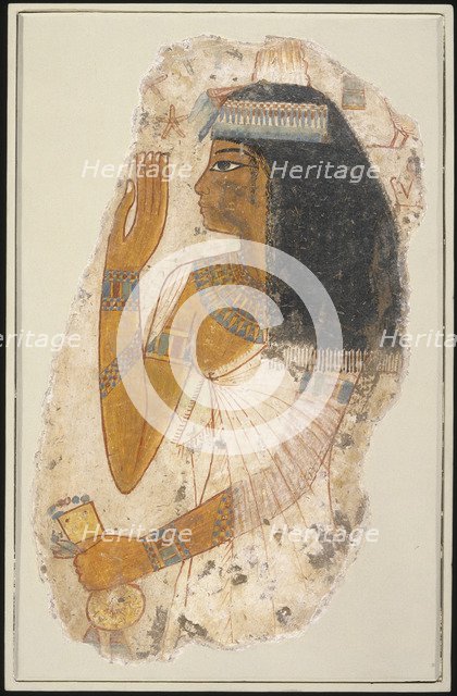 Thepu, mother of Nebamun of Thebes, ca 1390-1353 B.C.. Artist: Ancient Egypt  