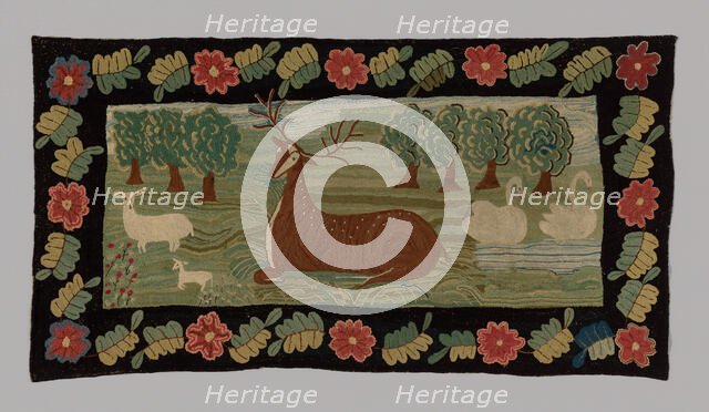 Rug, United States, 1775/1825. Creator: Unknown.
