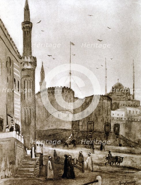 Entrance to the city, Cairo, Egypt, 1928. Artist: Louis Cabanes