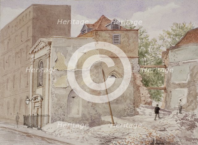 St Alfege, London Wall, London, 1880. Artist: Anon