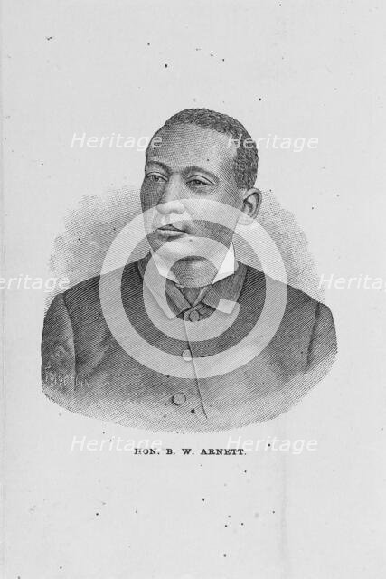 Hon. B. W. Arnett, 1886. Creator: Folger.