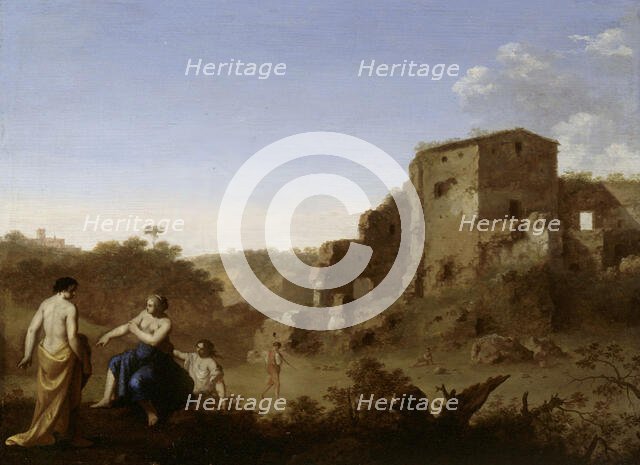 Women bathing, 1640-1667. Creator: Cornelis van Poelenburgh.