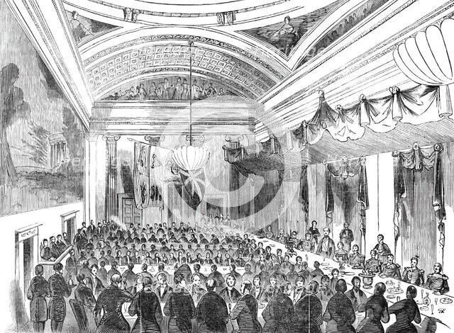 Grand Banquet to Sir H. Pottinger, at Manchester, 1844. Creator: Unknown.