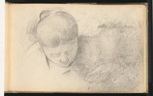 Woman Leaning Forward, 1890/1894. Creator: Paul Cezanne.