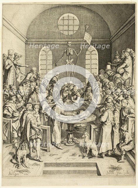 The Anatomical Lesson of Professor Pauw, 1615. Creator: Andries Stock.